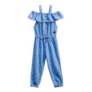 BEBE all over print jumpsuit